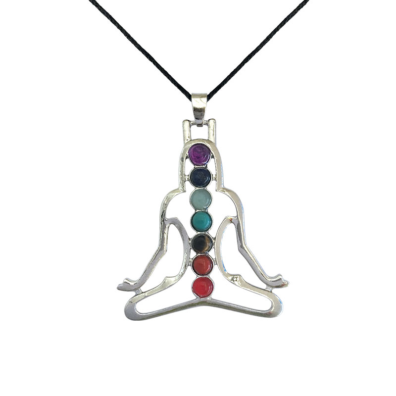 pendentif 7 chakras corps